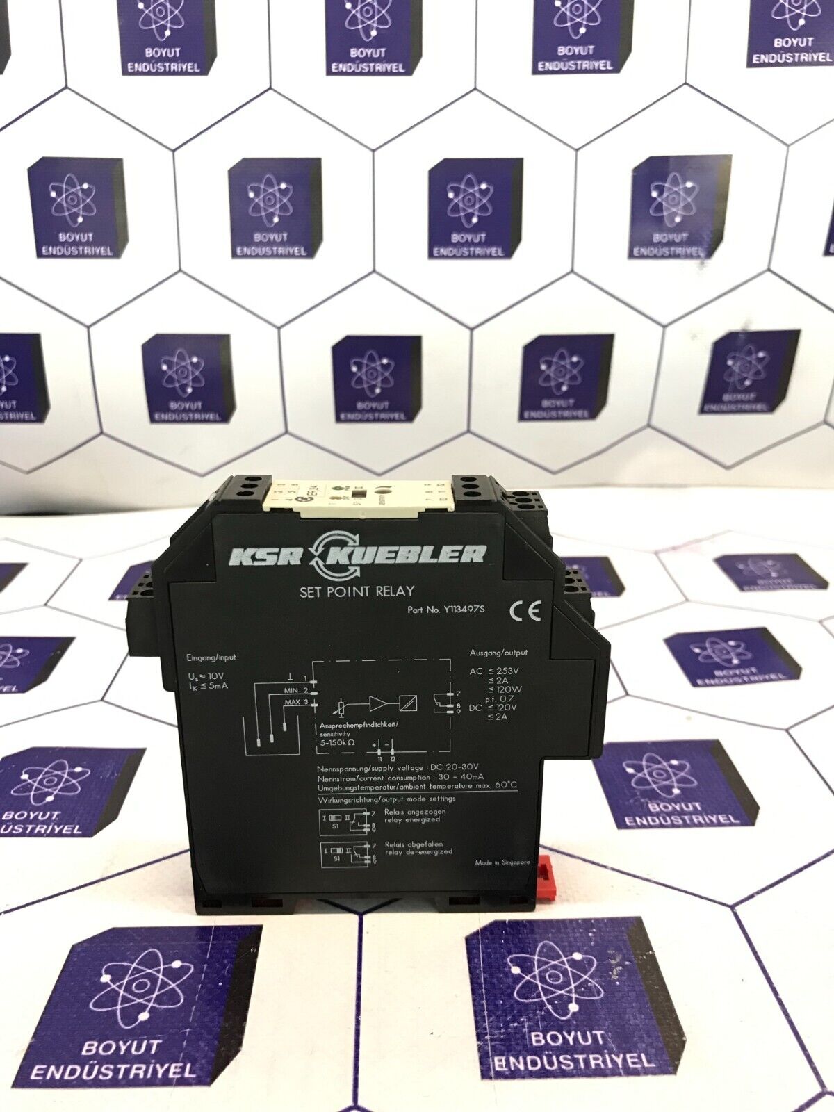 KSR KUEBLER SET POINT RELAY ER-24 Y113497S CRCKD