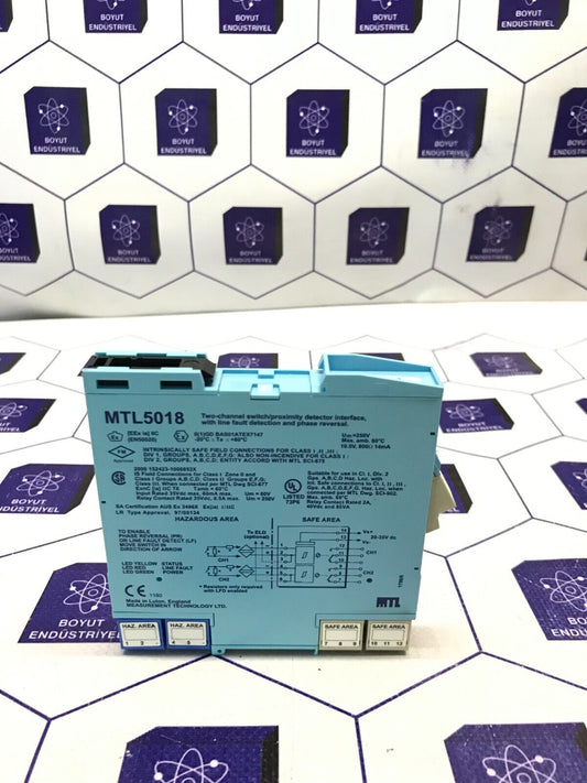 MEASUREMENT TWO CHANNEL SWITCHPROXIMITYDETECTOR INTERFACE MTL5018 USED