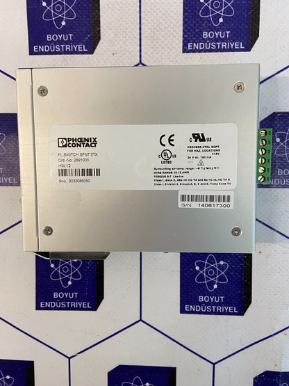 PHOENIX CONTACT  2891003 FL SWITCH SFNT 5TX ORD. NO : 2891003