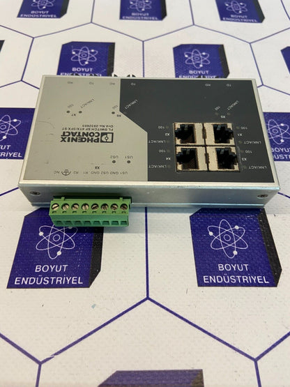 PHOENIX CONTACT  FL SWITCH SF 4TX/3FX ST  ORD NO: 2832603