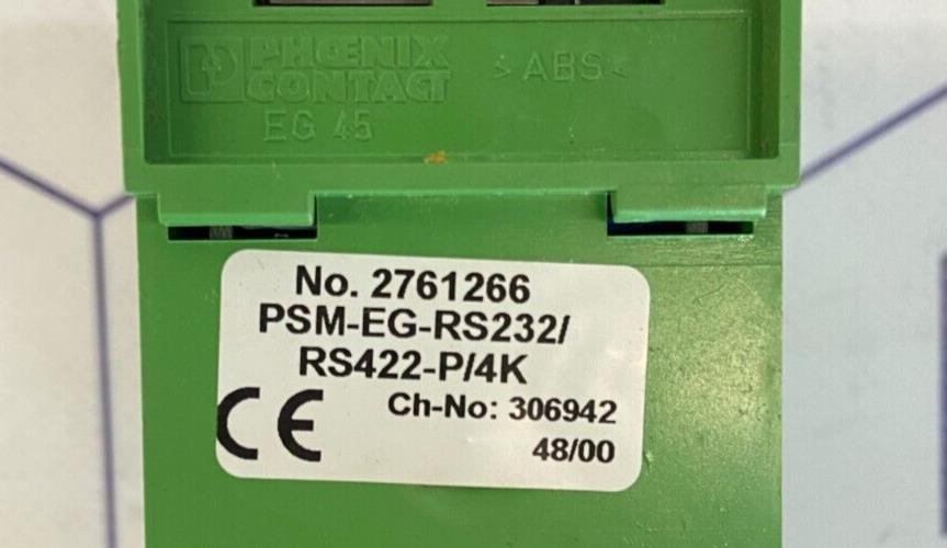 PHOENIX CONTACT 2761266 PSM-EG-RS232/RS422-P/4K NO: 2761266