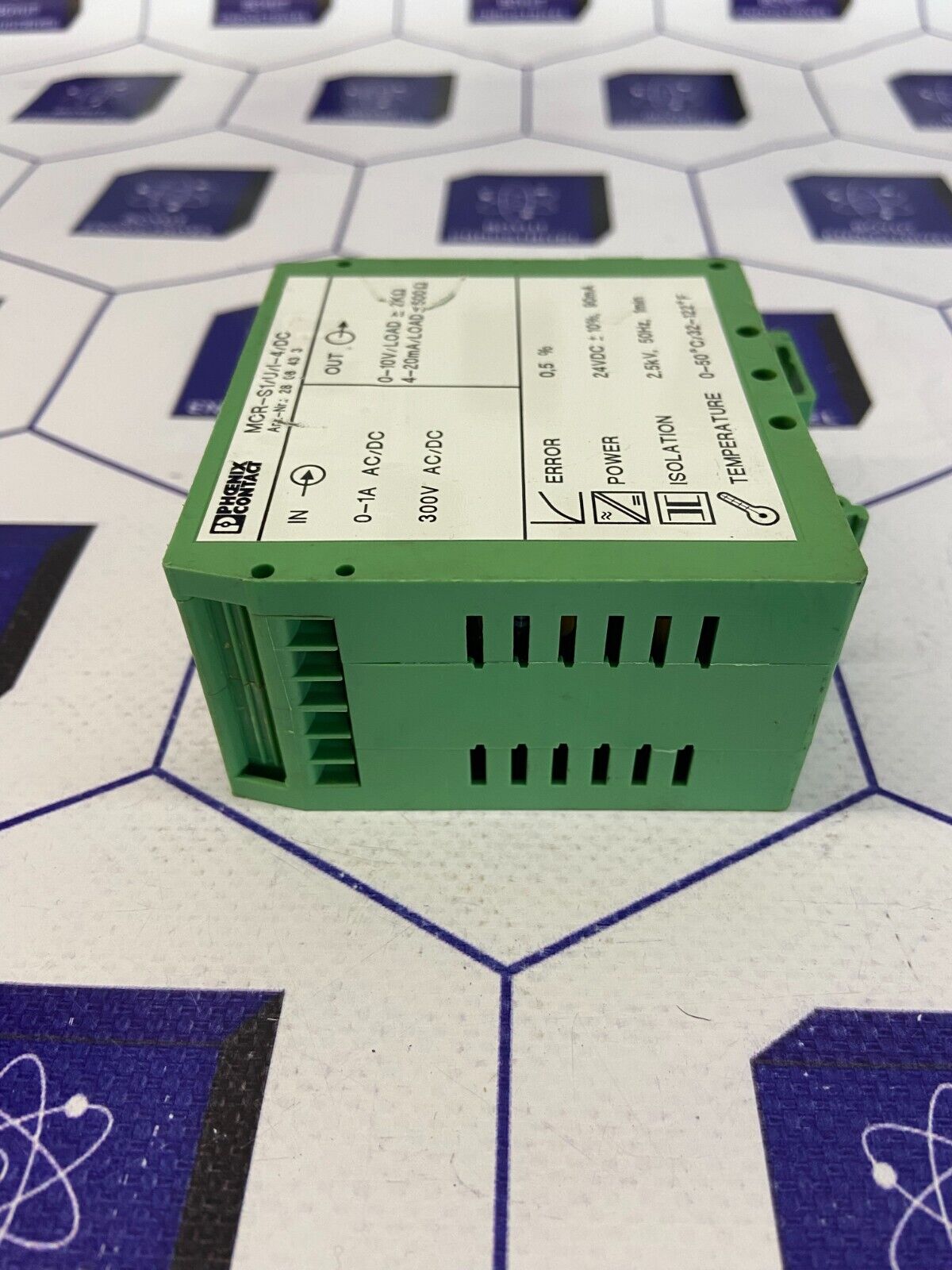 PHOENIX CONTACT CURRENT TRANSFORMER MCR-S1/U/I-4/DC ART NO: 2808433