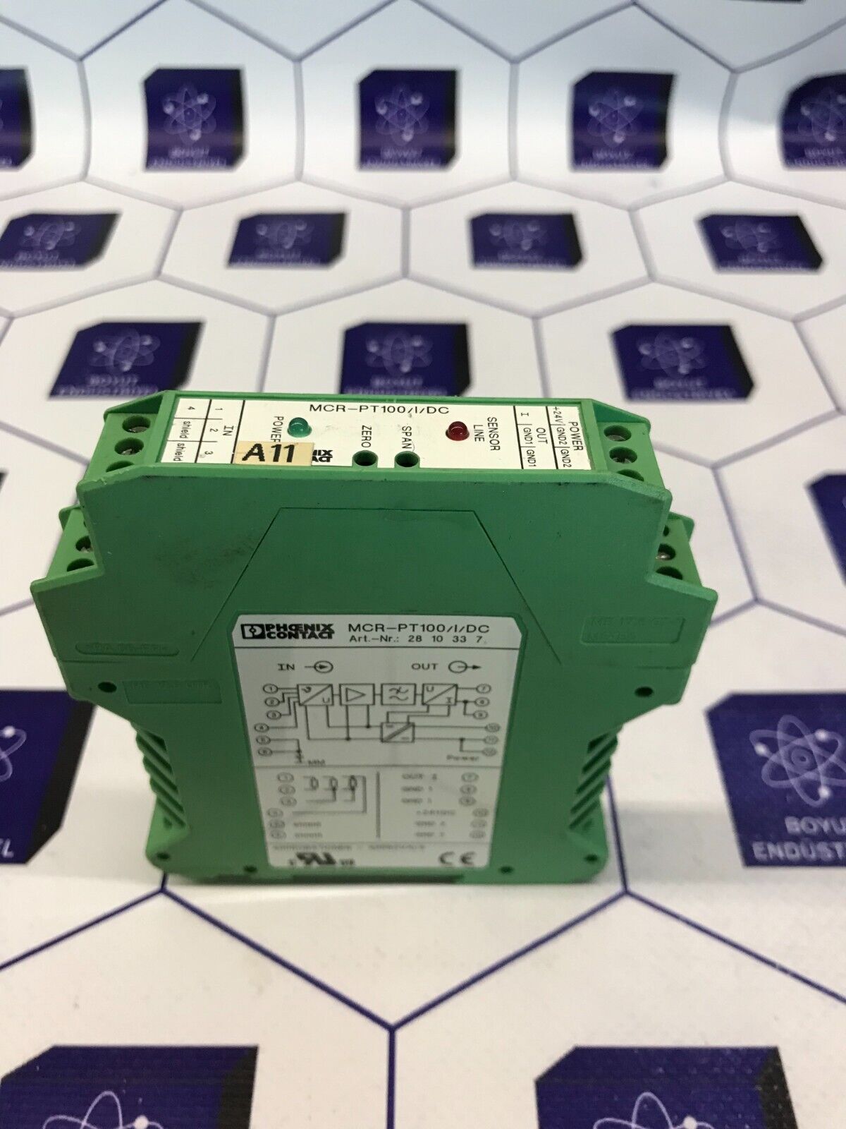PHOENIX CONTACT PT100-CONVERTER MCR-PT100/I/DC ART NO : 2810337