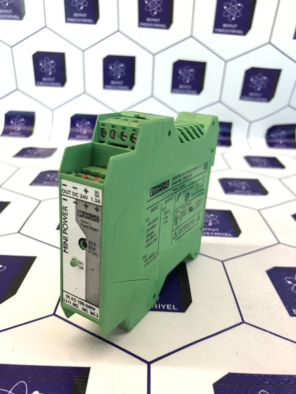 PHOENIX CONTACT MINI POWER PS-100-24AC/24DC/1.3 Order NO:  2866446