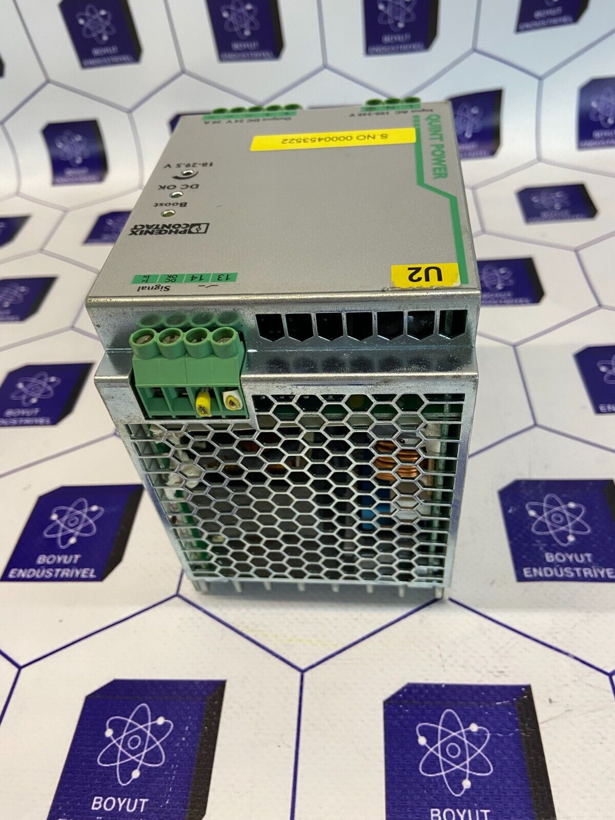 PHOENIX CONTACT QUINT POWER QUINT-PS/1AC/24DC/20 REV:09 ORDER NO: 2866776