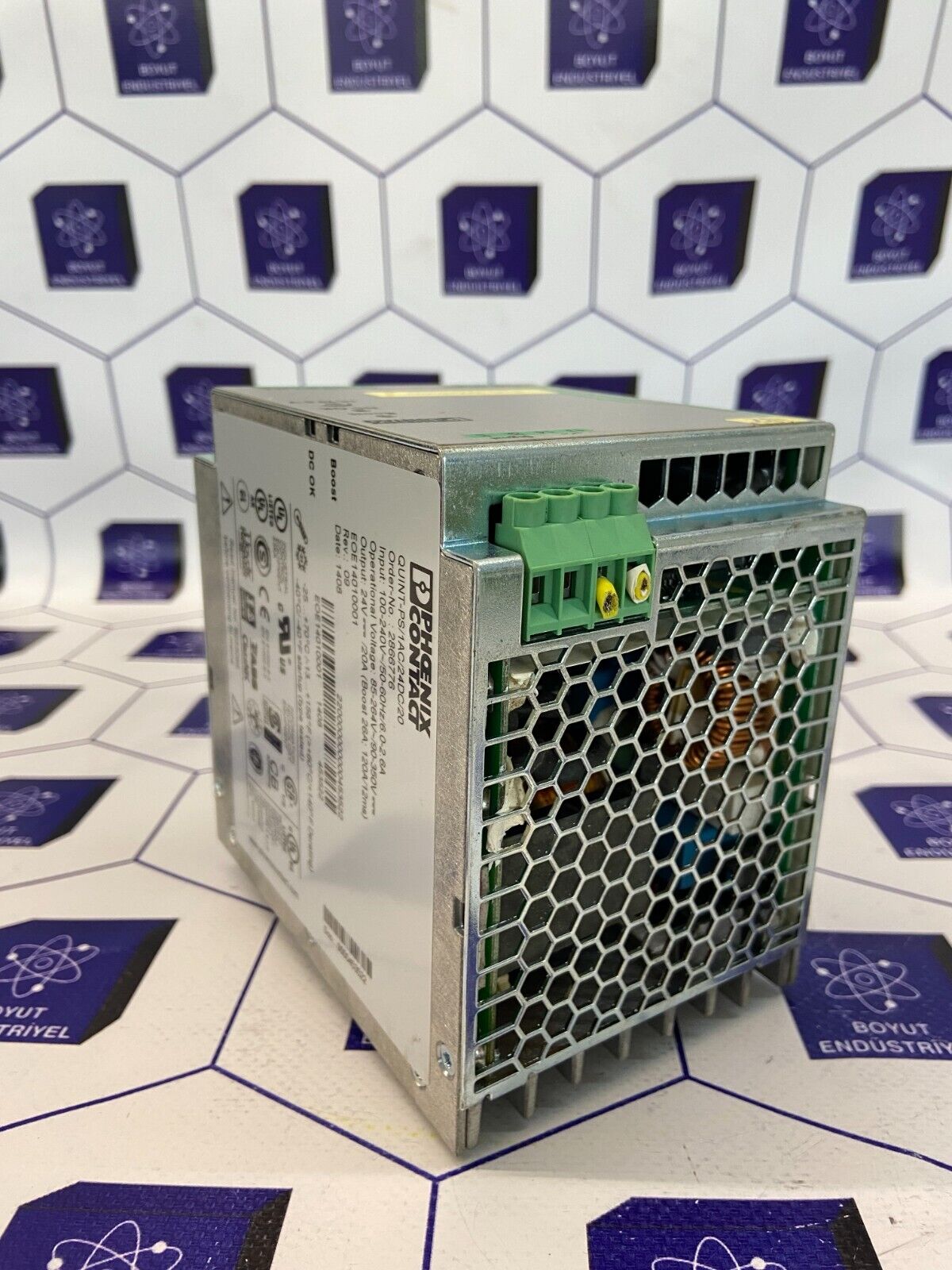 PHOENIX CONTACT QUINT POWER QUINT-PS/1AC/24DC/20 REV:09 ORDER NO: 2866776