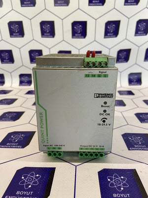 PHOENIX CONTACT QUINT POWER QUINT-PS/1AC/24DC/20 REV:11 D-32825 2866776