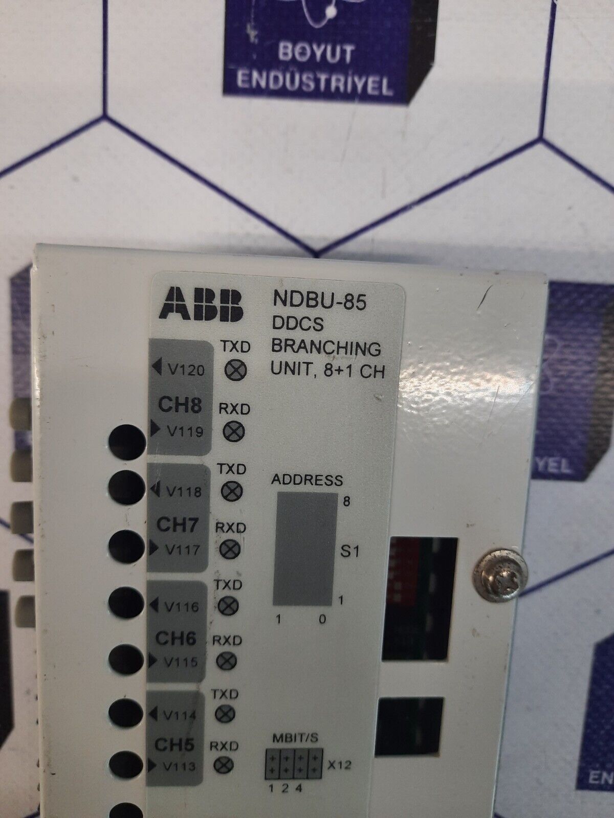 ABB NDBU-85 DDCS BRANCHING UNIT 8+1 CH 63985261