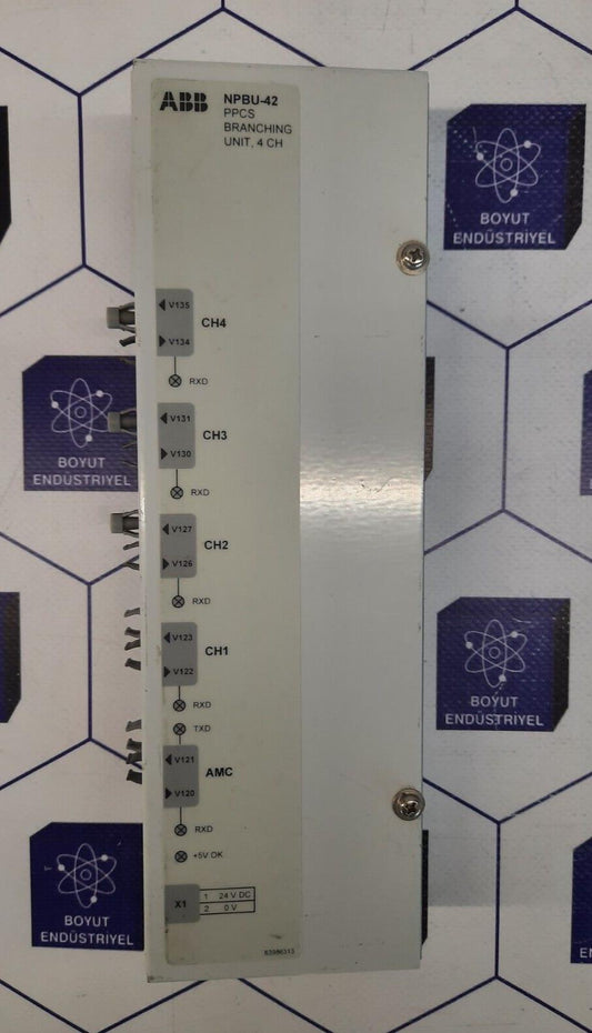 ABB NPBU-42 PPCS BRANCHING UNIT 4CH 63985287D