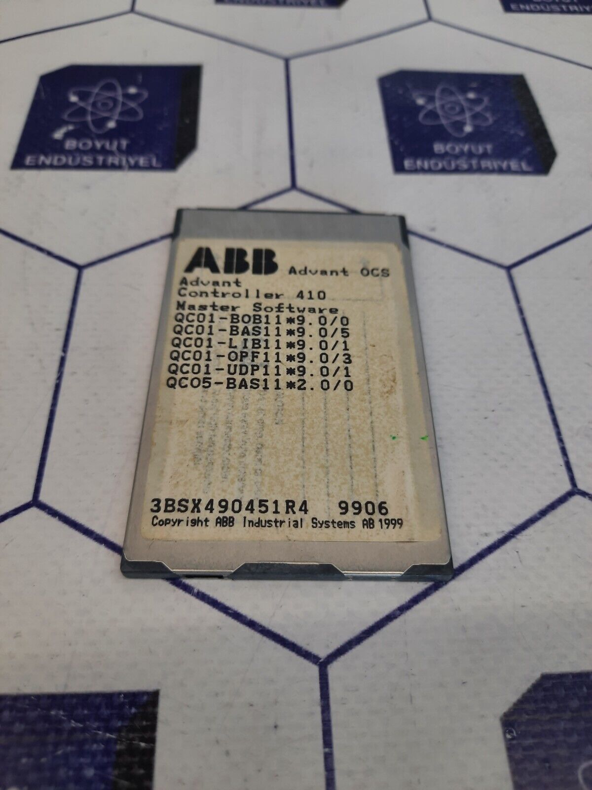 ABB-3BSX490451R4 - 9906-ADVANT OCS - 4Mbyte MEMORY CARD