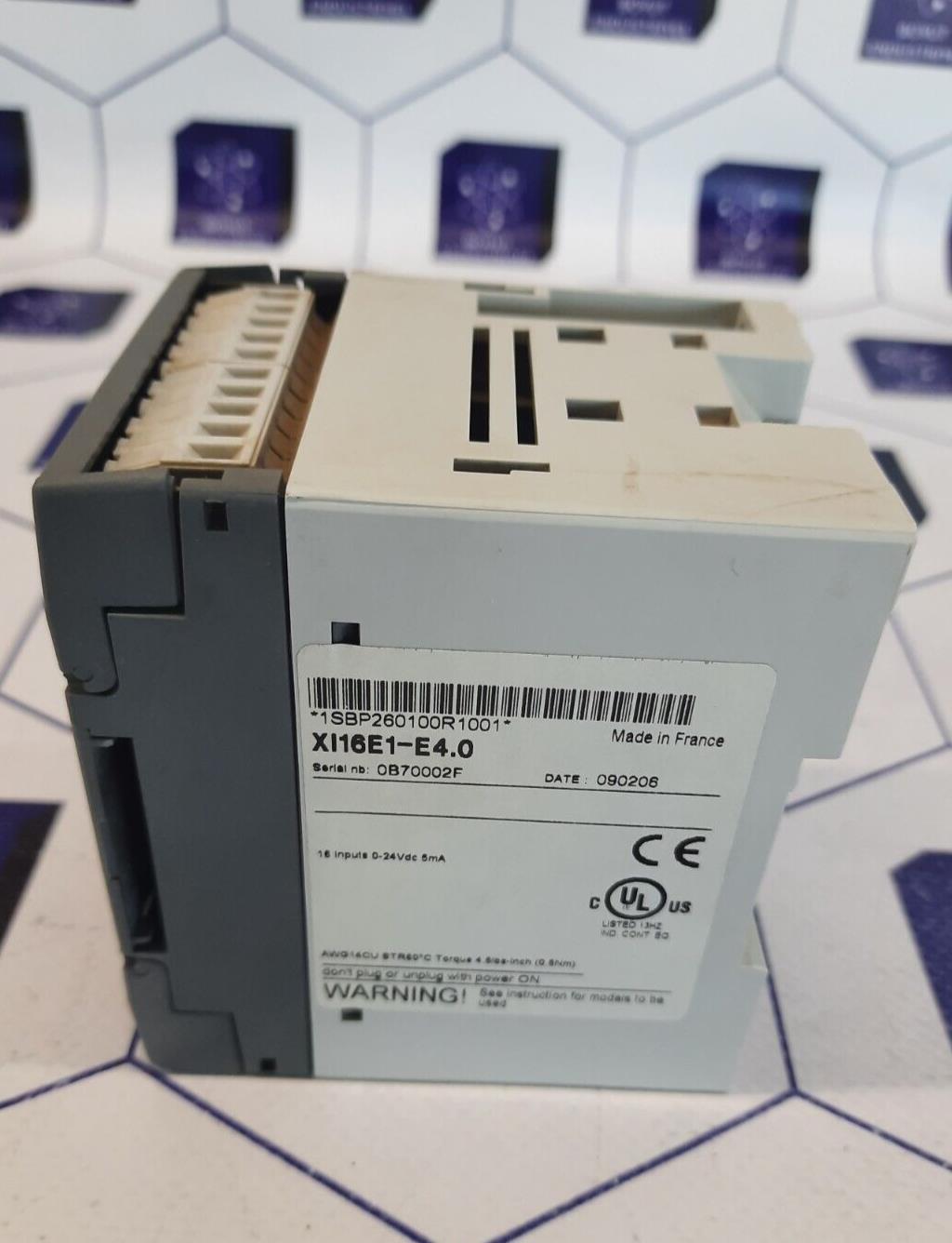 ABB - 1SBP260100R1001 - XI16E1-E4.0-EXTENSION 16 24VDC INPUTS