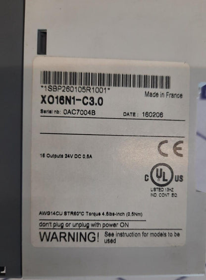 ABB-1SBP260105R1001 - XO16N1-C3.0 - EXTENSION 16 TRANSISTOR OUTPUTS