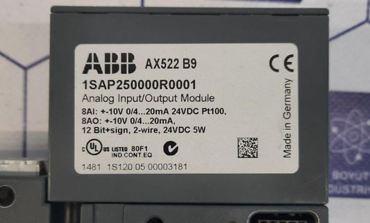 ABB- 1SAP250000R0001 - AX522 B9 - INPUT/OUTPUT MODULE