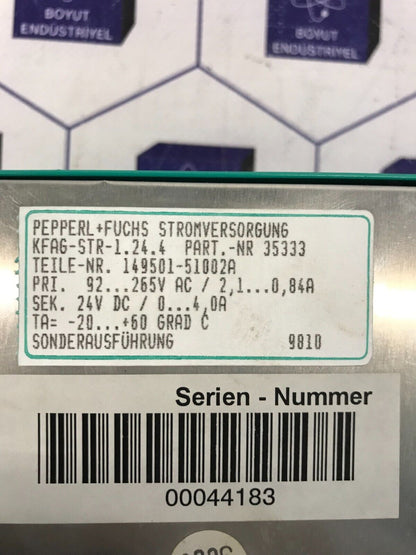 PEPPERL FUCHS 35333 KFA6-STR-1.24.4 K-SYSTEM
