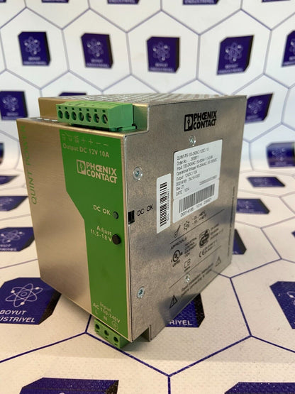 PHOENIX CONTACT QUINT POWER PART 152122+71 PS-100-240AC/12DC/10 ORD. NO: 2938811
