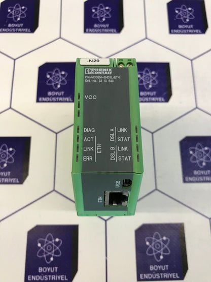 PHOENIX CONTACT PSI MODEM PSI-MODEM-SHDSL/ETH ORDER NO: 2313643 Serial1121181822