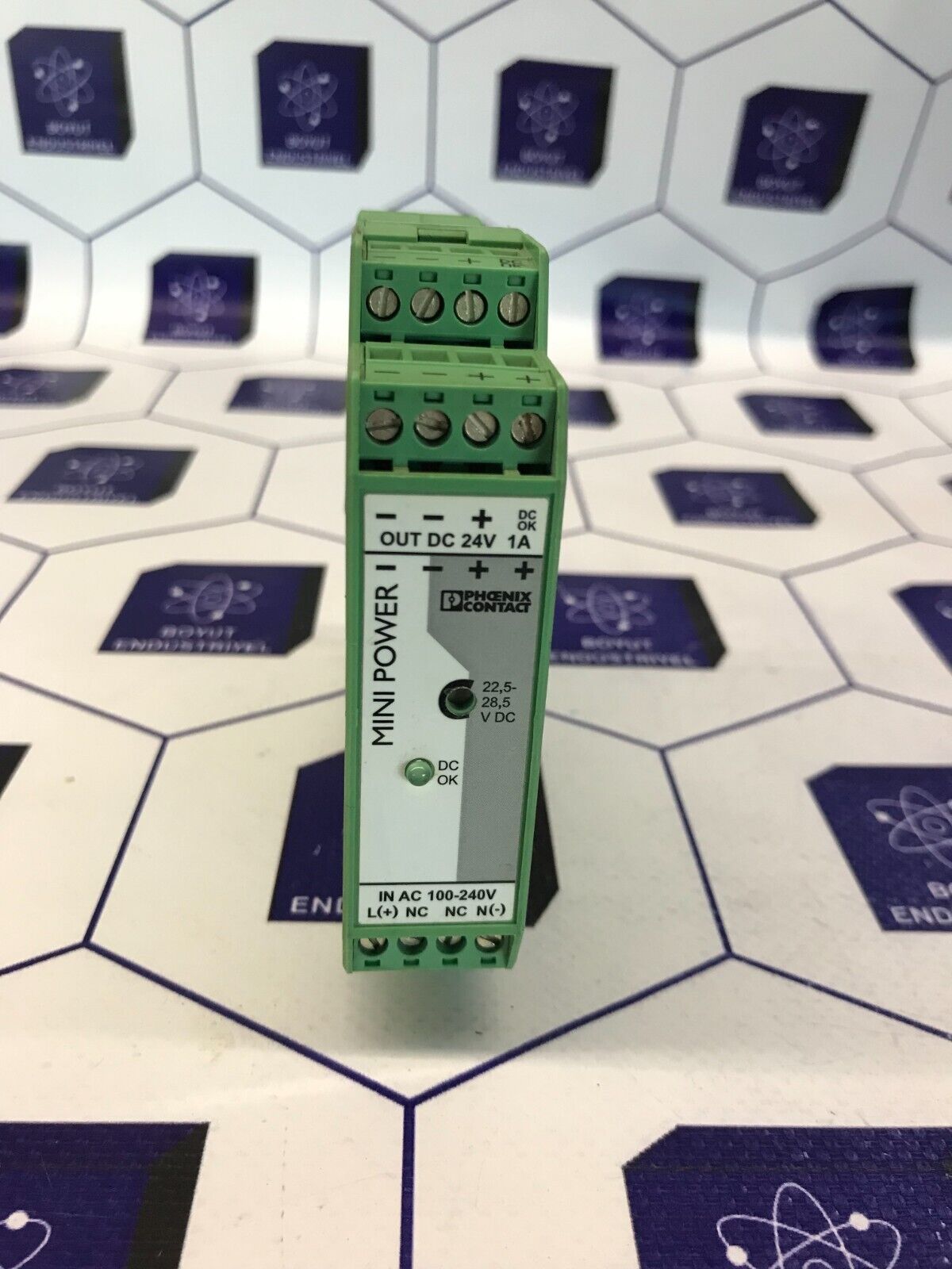 PHOENIX CONTACT POWER SUPPLY MINI-PS-100-240AC/24DC/1 ORDER NO:  2938840