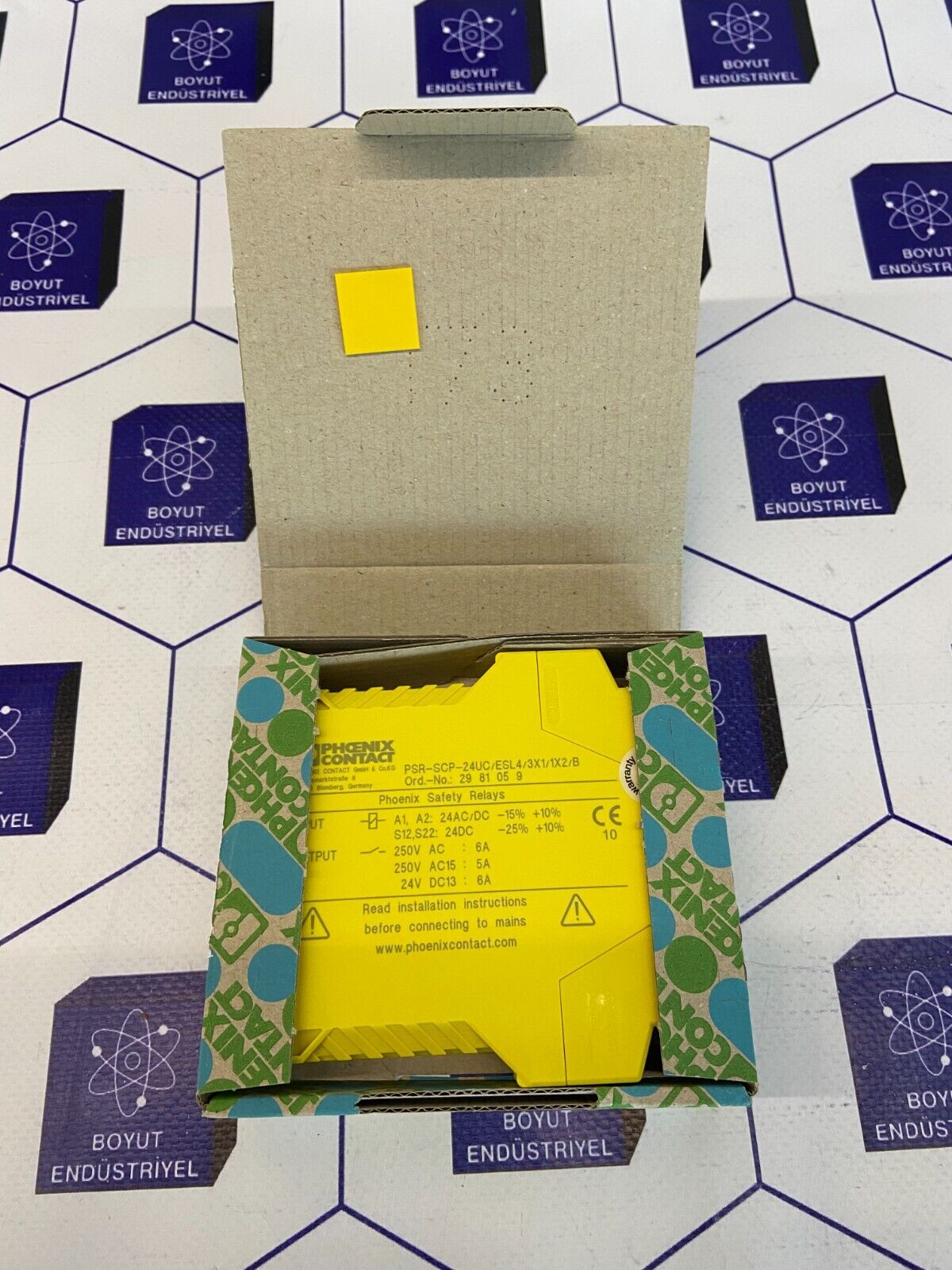 PHOENIX CONTACT RELAYS 24AC/DC  PSR-SCP-24UC/ESL4/3X1/1X2/B ORDER NO:  2981059