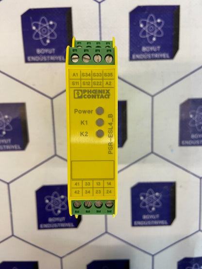 PHOENIX CONTACT RELAYS 24AC/DC  PSR-SCP-24UC/ESL4/3X1/1X2/B ORDER NO:  2981059