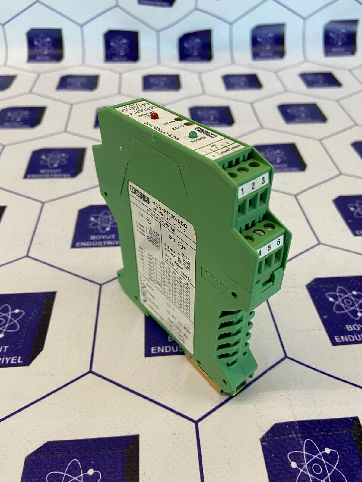 PHOENIX CONTACT PT100-CONVERTER MCR-PT100/I/DC ORD NO:  2810337