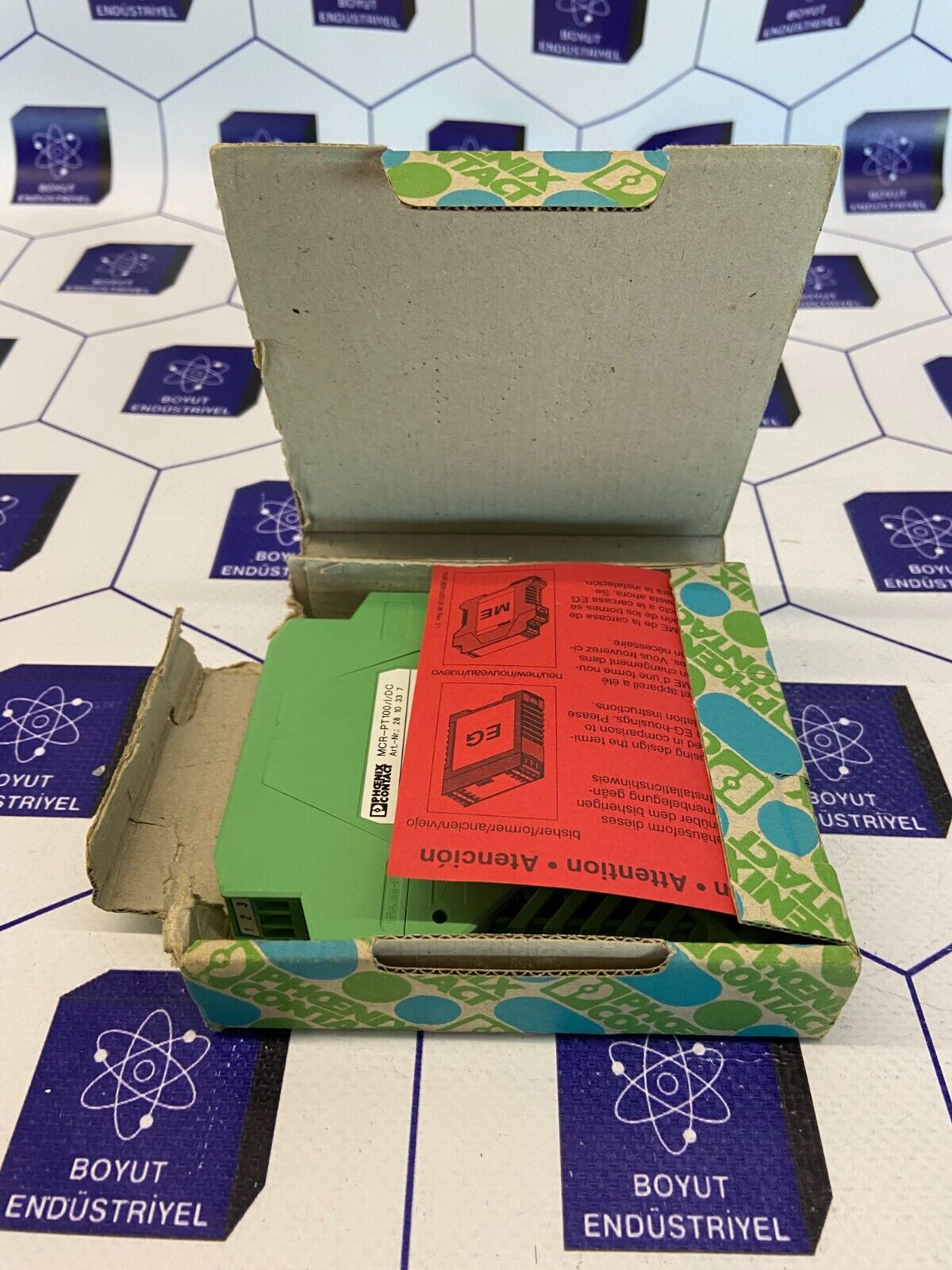 PHOENIX CONTACT PT100-CONVERTER MCR-PT100/I/DC ORD NO:  2810337