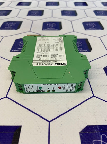 PHOENIX CONTACT PT100-CONVERTER MCR-PT100/I/DC ORD NO:  2810337