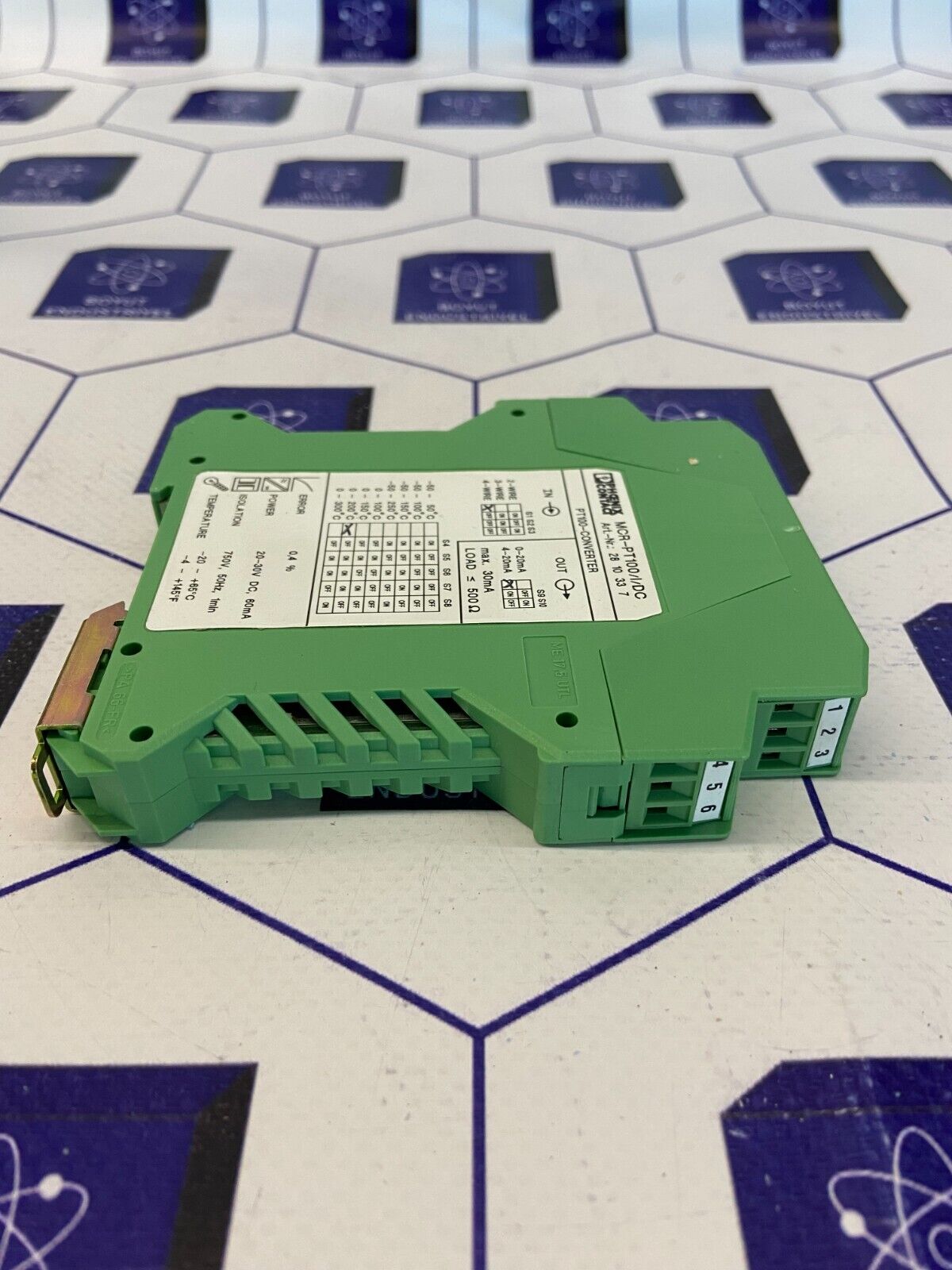 PHOENIX CONTACT PT100-CONVERTER MCR-PT100/I/DC ORD NO:  2810337
