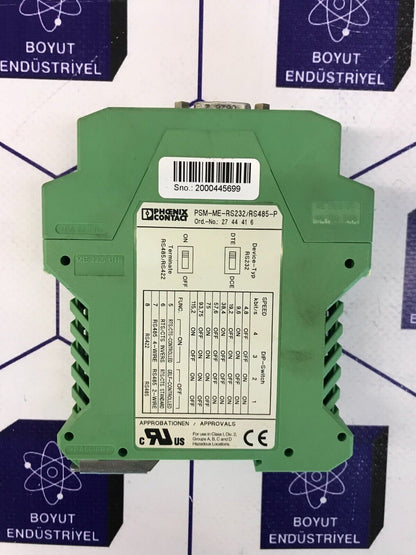 PHOENIX CONTACT PSM-ME-RS232/RS485-P ORD NO: 2744416