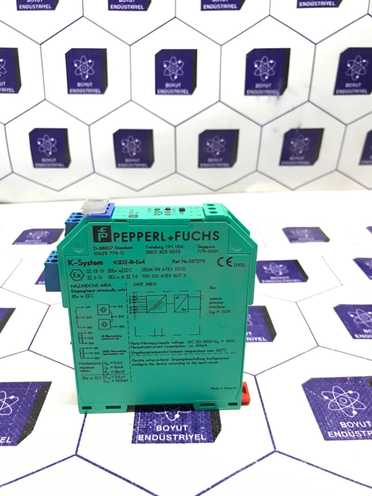 PEPPERL FUCHS 41099S K-SYSTEM KSD2-Bl-EX4  Fast Shipping