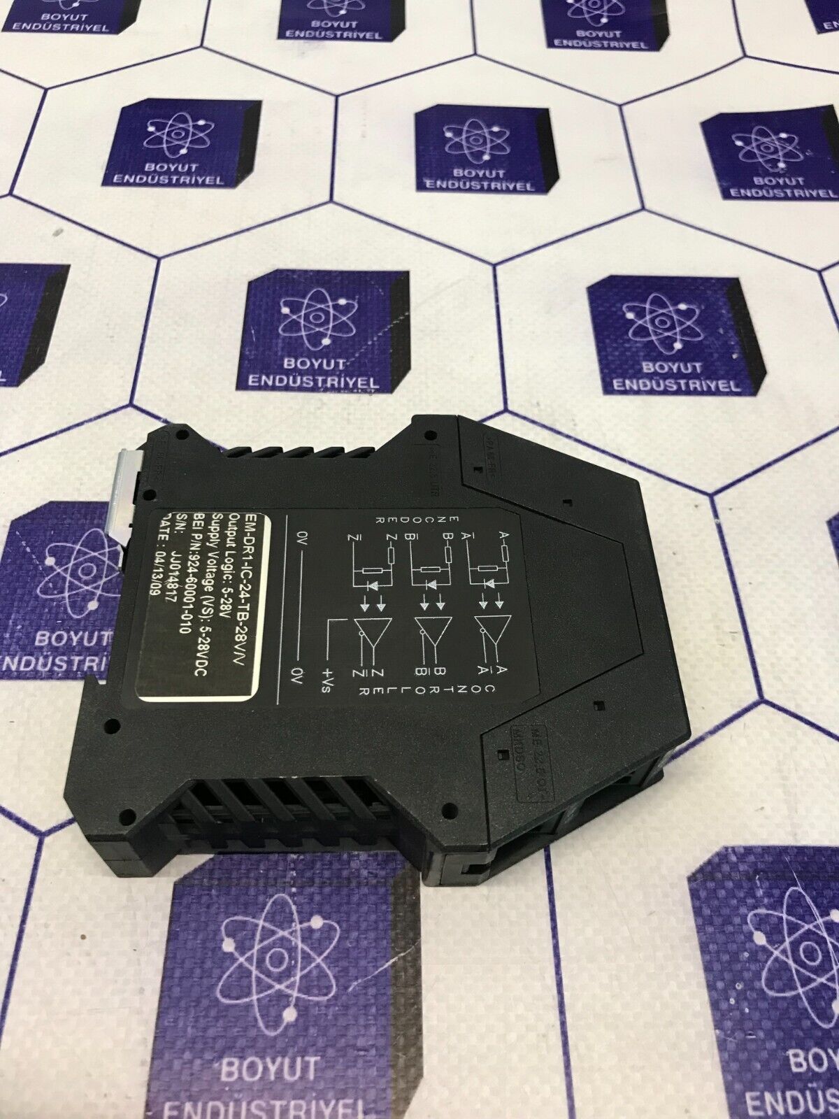 BEI OPTICAL-ISOLATOR MODULE- 924-60001-010 EM-DR1-IC-24-TB-28VV