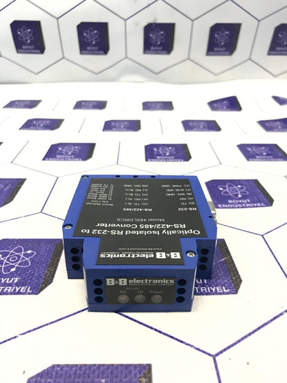 B&B ELECTRONICS OPTICALLY ISOLATED RS-232 TO RS 422/485/  485LDRC9  CONVERTER