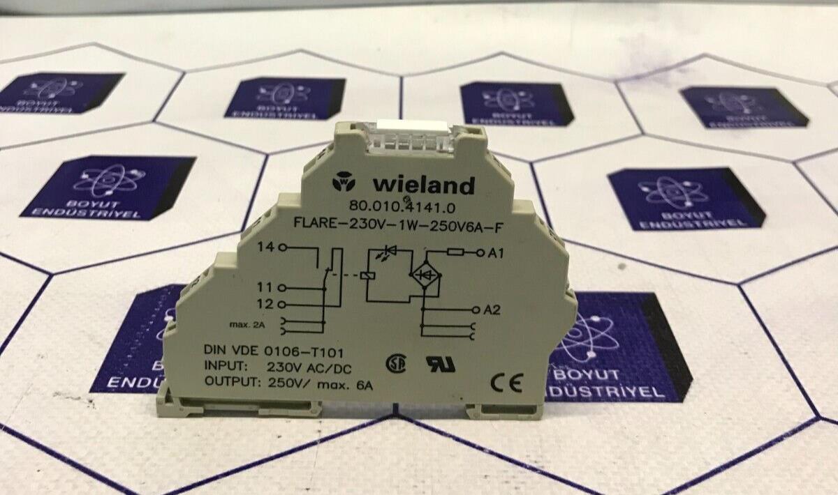 WIELAND VDE 80.010.4141.0 Flare 230V-1W-250V6A-F