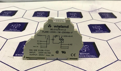 WIELAND VDE 80.010.4141.0 Flare 230V-1W-250V6A-F