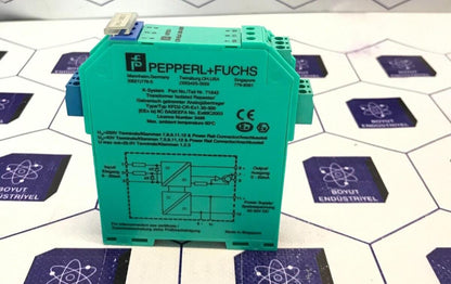 PEPPERL FUCHS 71842 K-SYSTEM TRANSFORMER IZOLATED REPEATER KFD2-CR-Ex1.30-300