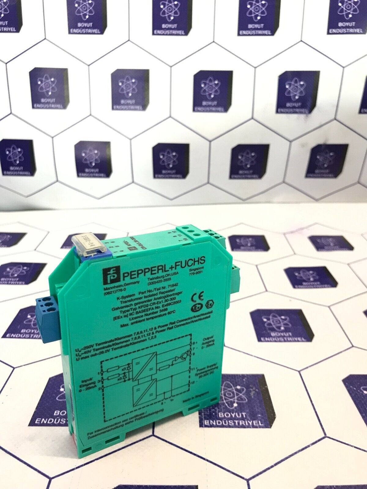 PEPPERL FUCHS 71842 K-SYSTEM TRANSFORMER IZOLATED REPEATER KFD2-CR-Ex1.30-300