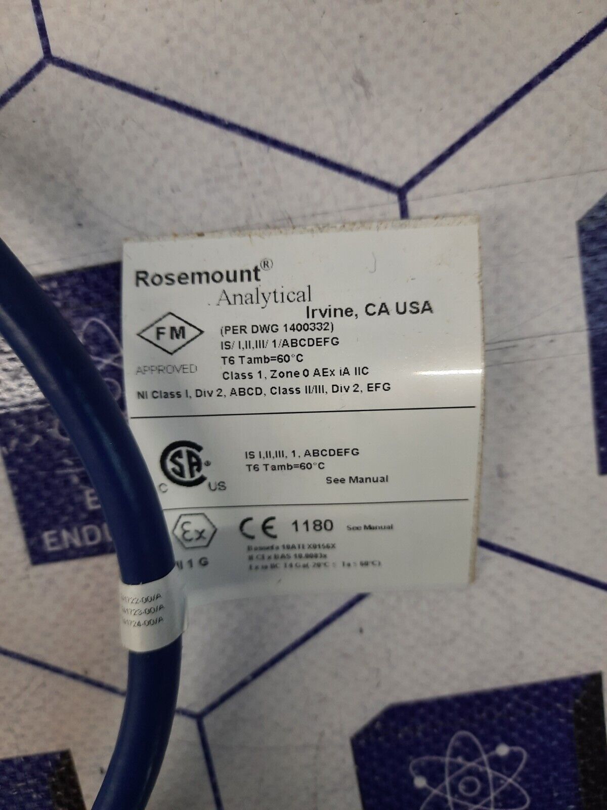 ROSEMOUNT ANALITICAL - RTD PT100 	3900-02-10