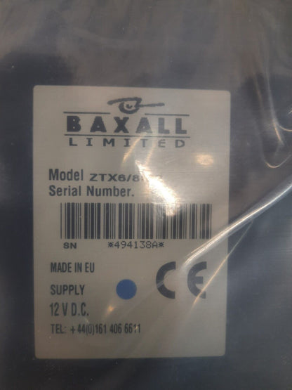 BAXALL LIMITED ZTX6 SUPPLY 12V.D.C.