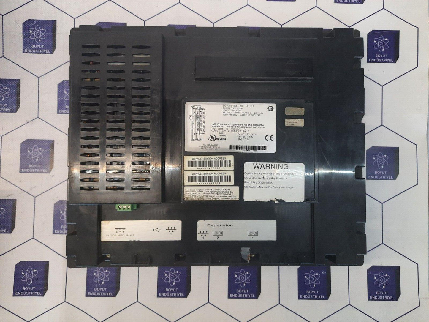 GE FANUC IC754VSF 15CTD-JH QUICKPANEL VIEW MODEL ES1522R