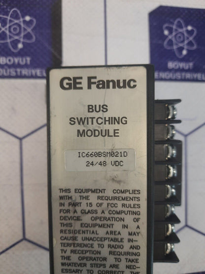 GE FANUC IC660BSM021D BUS SWITCHING MODULE