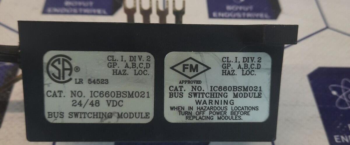 GE FANUC IC660BSM021D BUS SWITCHING MODULE