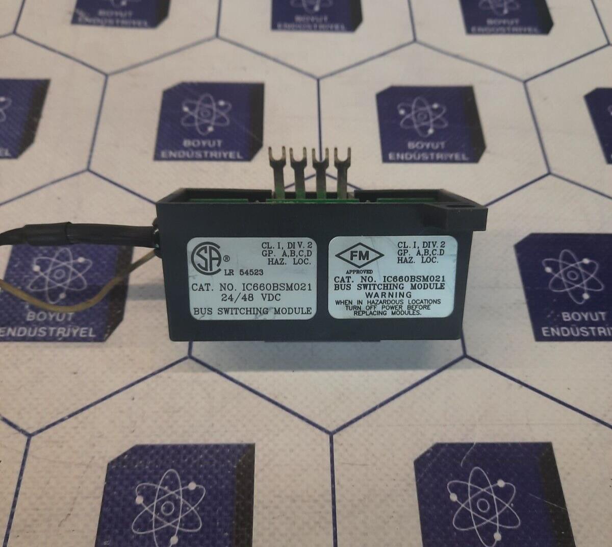 GE FANUC IC660BSM021D BUS SWITCHING MODULE