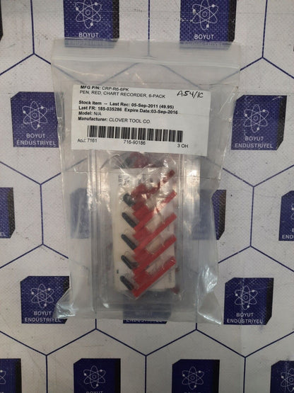MATERIAL LABEL CRP-R6-6PK -1 HART RECORDER, 6-PACK Stock
