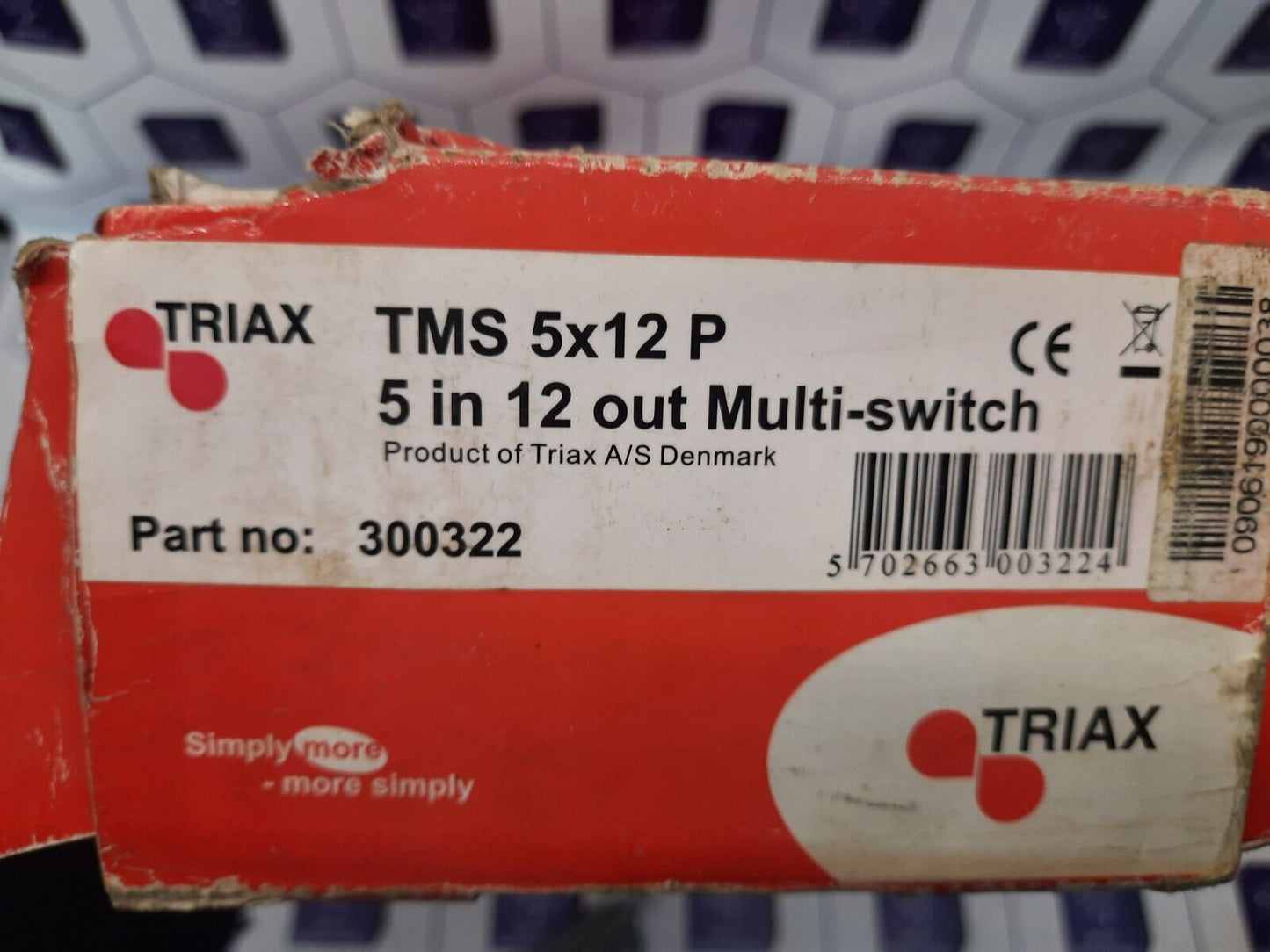 TRIAX  TMS 5X12 P 5 in 12 out Multi-switch