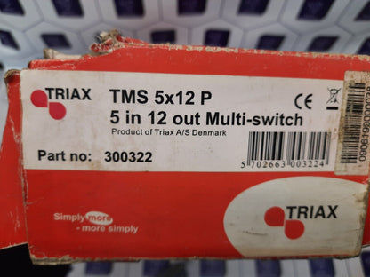 TRIAX  TMS 5X12 P 5 in 12 out Multi-switch