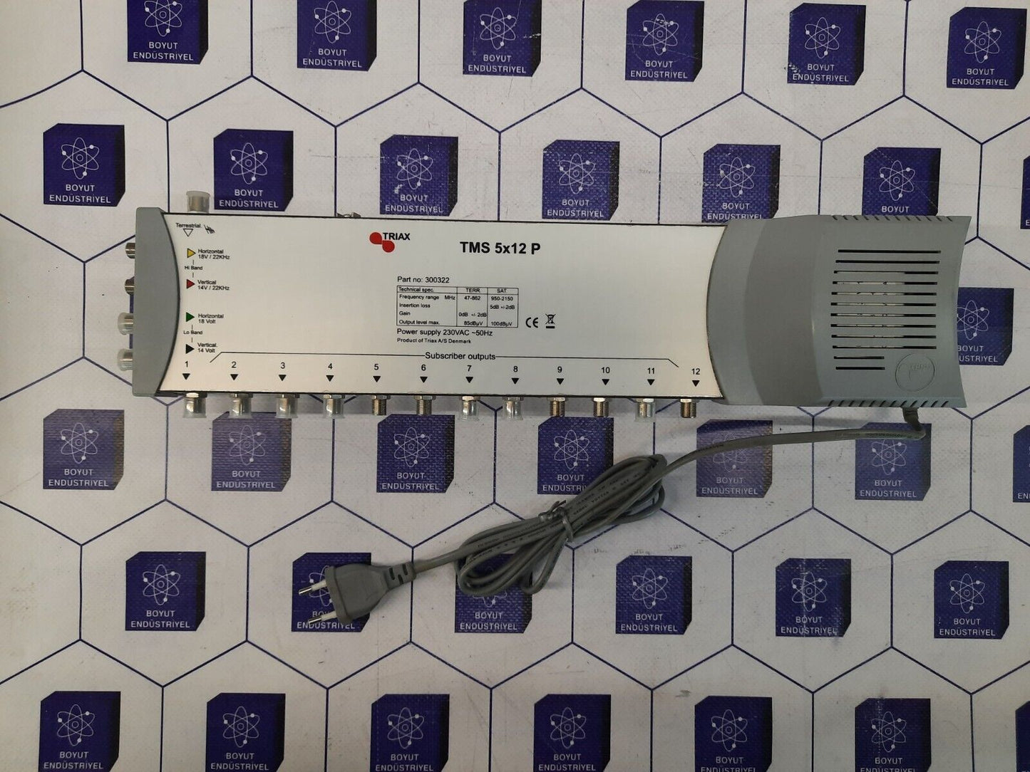 TRIAX  TMS 5X12 P 5 in 12 out Multi-switch