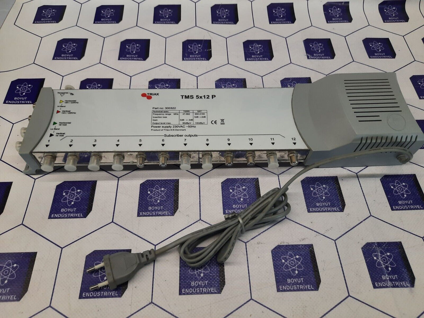 TRIAX  TMS 5X12 P 5 in 12 out Multi-switch