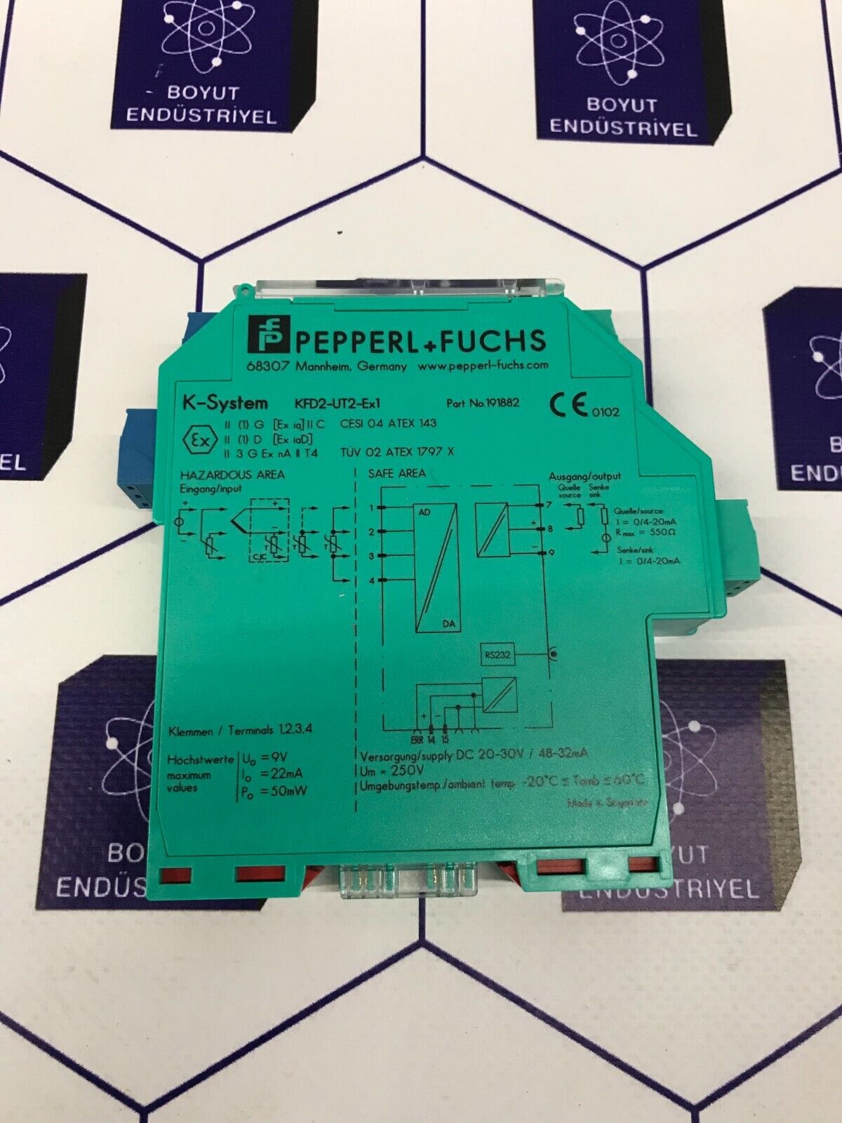PEPPERL FUCHS 191882 K-SYSTEM KFD2-UT2-Ex1
