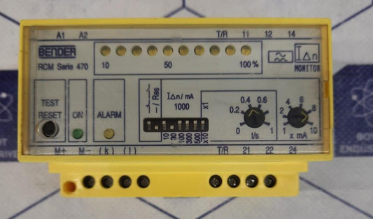 BENDER RCM470LY-13 RESIDUAL CURRENT MONITOR