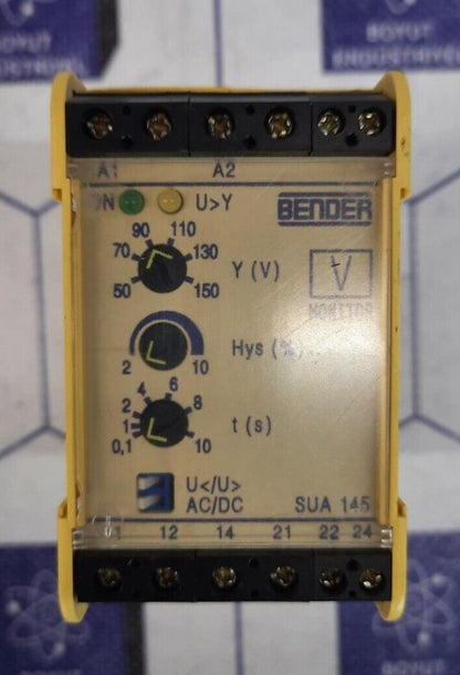 BENDER SUA 145 VOLTAGE RELAY