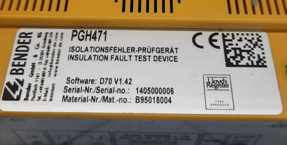 BENDER PGH471 COUPLING DEVICE